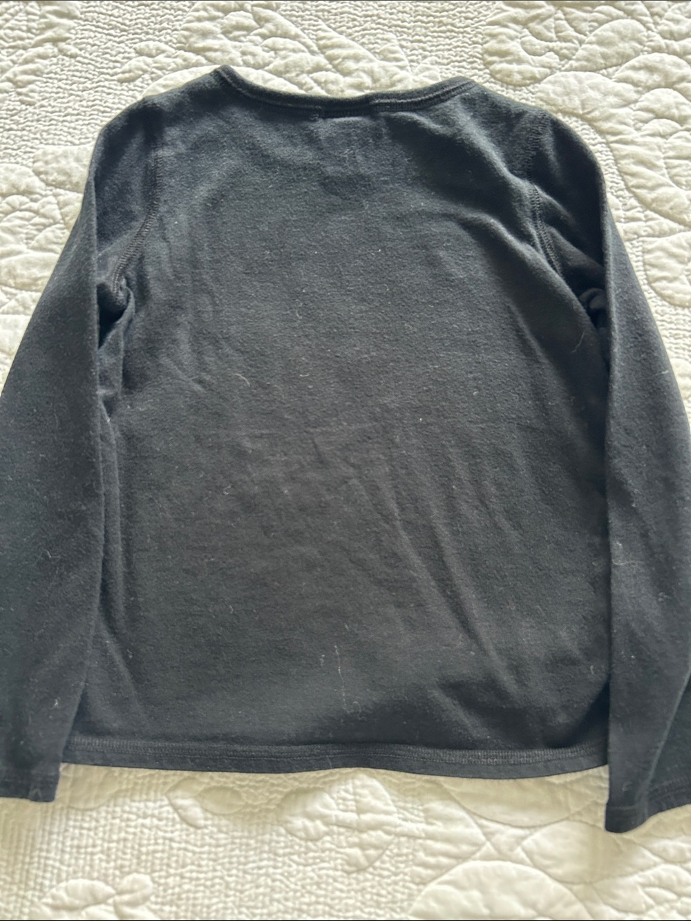 Kids Long-Sleeve Black 'Sweet' Candy Corn Graphic Tee • 5T - Picture 4 of 4